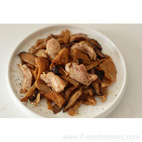 Yummy Frozen Stir Fried Mushrooms-Black Pepper Sauce